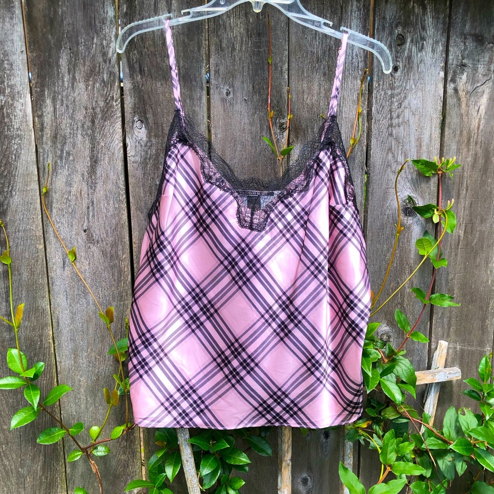 Victoria’s Secret Checkered Lingerie Top Women X Large